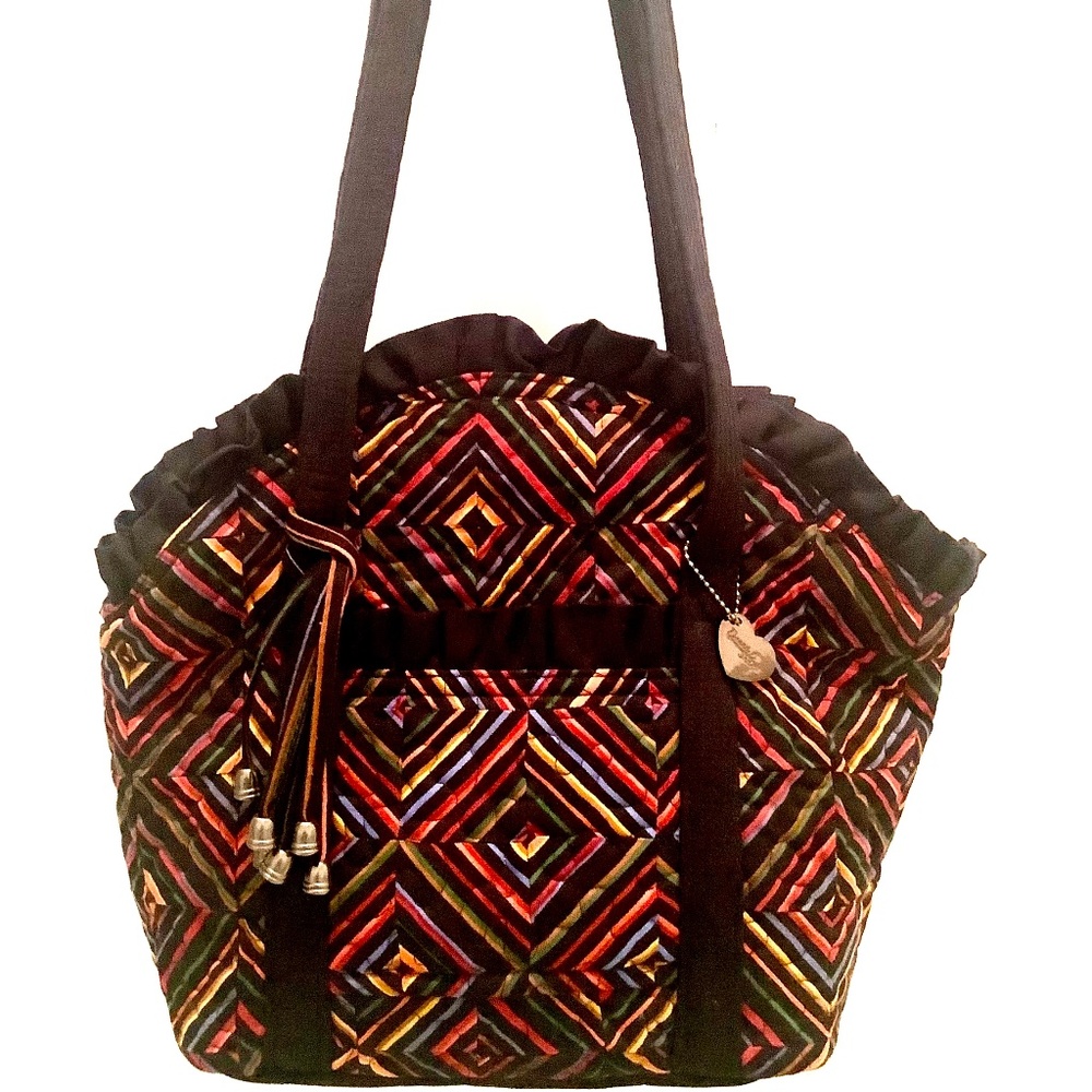 Multicolored Donna Sharp Satchel - image 1